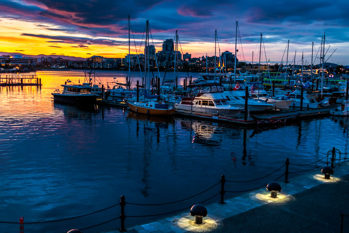 Victoria Harbor After Dark