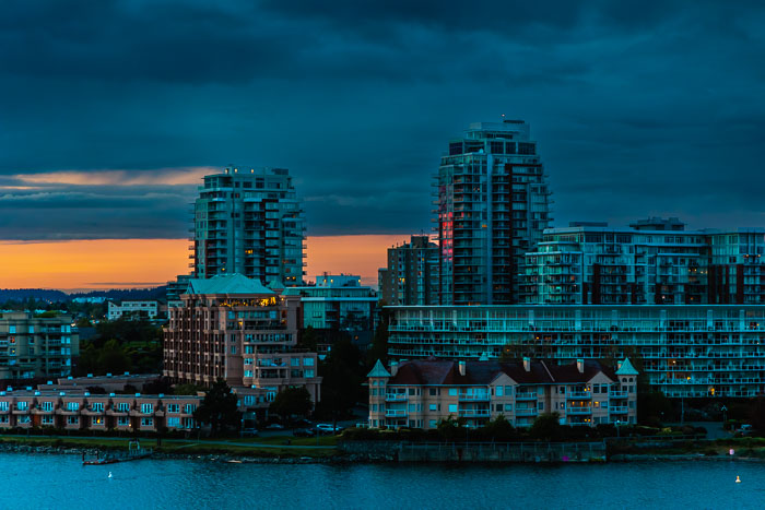 Victoria Harbor After Dark