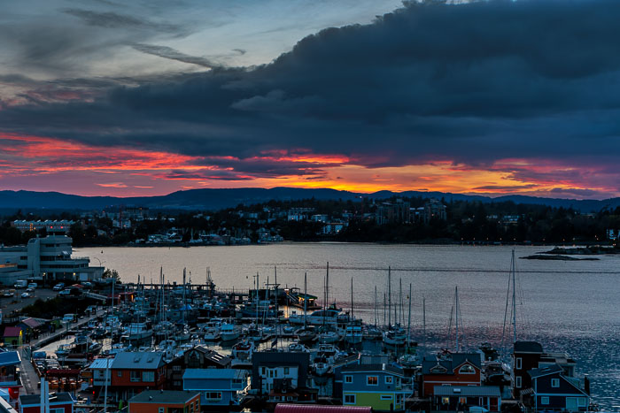 Victoria Harbor After Dark