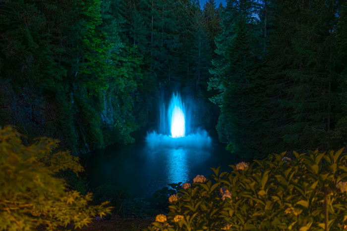 Buchart Gardens After Dark