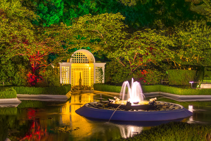 Buchart Gardens After Dark