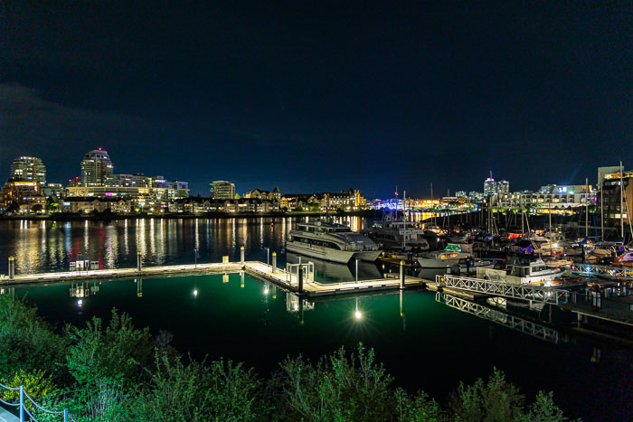 Victoria Harbor After Dark